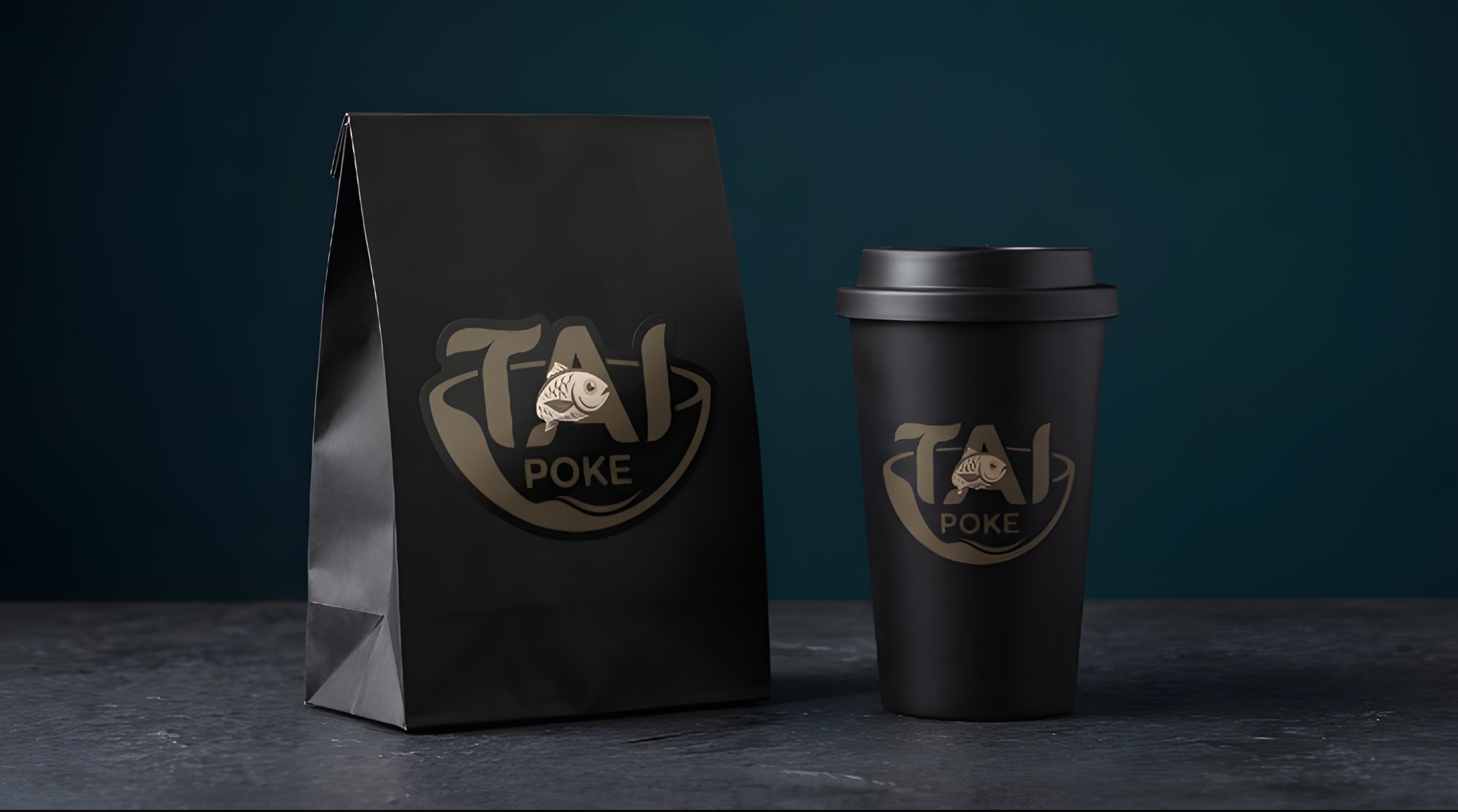 Identidade visual criada pela ESSE BRAND para Taipoke